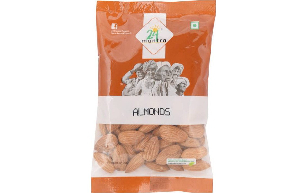 24 Mantra Almonds    Pack  100 grams